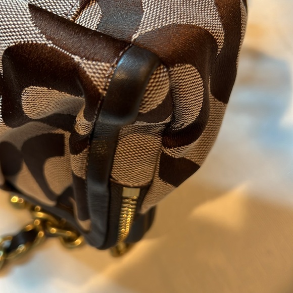 COACH PARKER OP ART KISS LOCK RARE EUC BAG - Picture 13 of 16